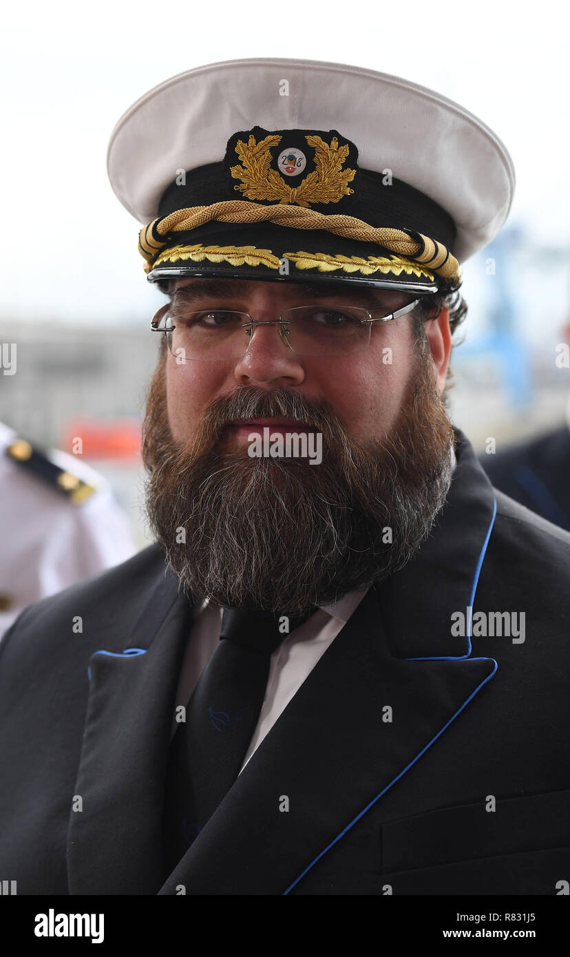 Bremerhaven, Germany. 12th Dec, 2018. Boris Becker, captain of the