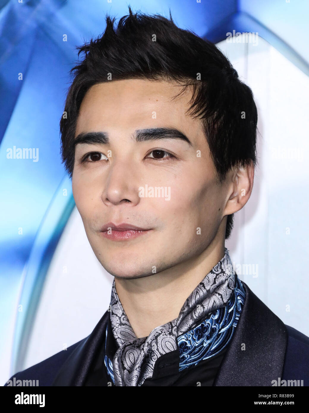 Los Angeles, USA. 12th Dec 2018, Actor Ludi Lin arrives at the Los ...