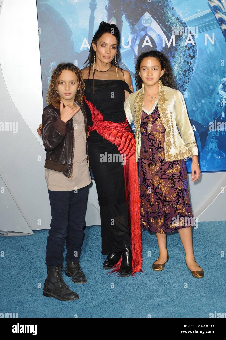 Los Angeles Ca Usa 12th Dec 2018 Lisa Bonet Nakoa Wolf Manakauapo Namakaeha Momoa Lola Iolani Momoa At Arrivals For Aquaman Premiere Tcl Chinese Theatre Formerly Grauman S Los Angeles Ca December 12 2018