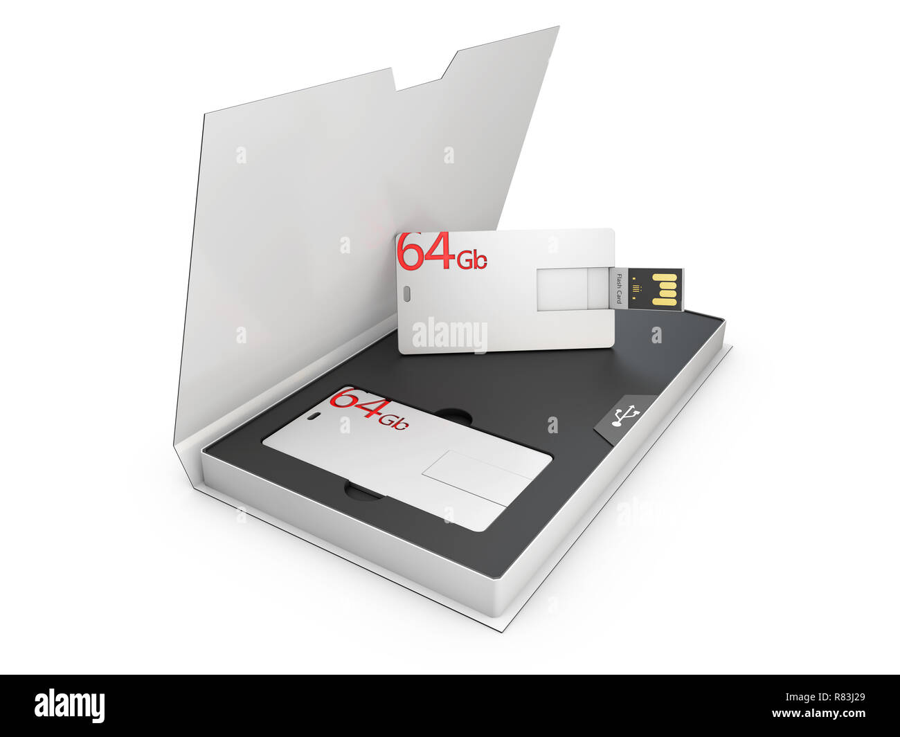 Download Blank White Plastic Usb Card Mockup In The Box 3d Illustration Stock Photo Alamy Yellowimages Mockups