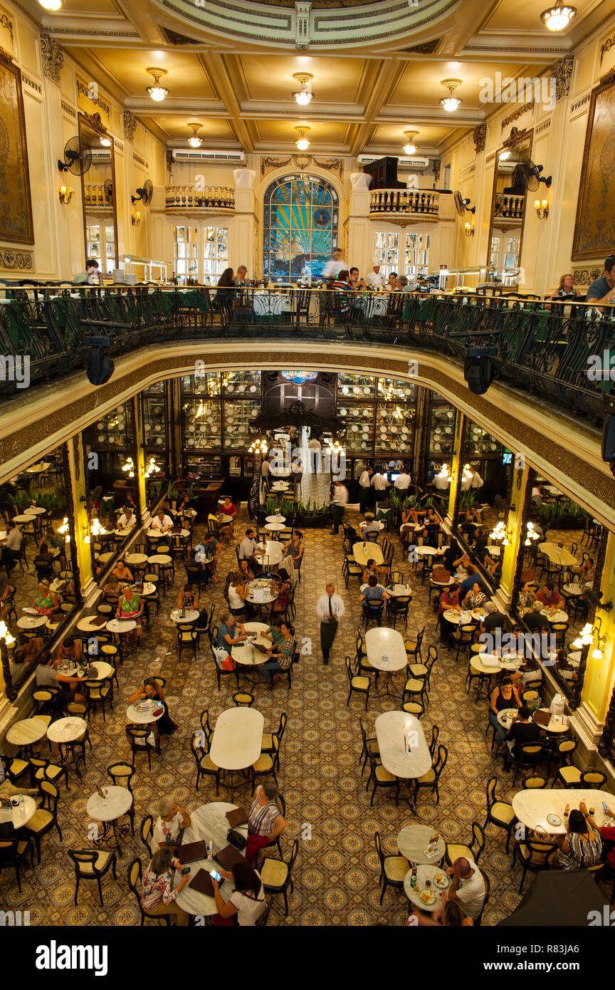 Confeitaria Colombo a traditional high end place for meetings in Rio de