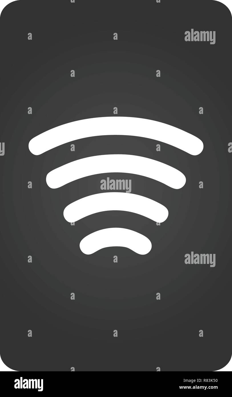NFC Payment. Pos terminal confirms contactless payment from credit card