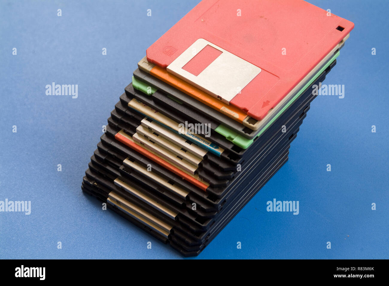 floppy disk 3.5 inch past computer storage Stock Photo - Alamy