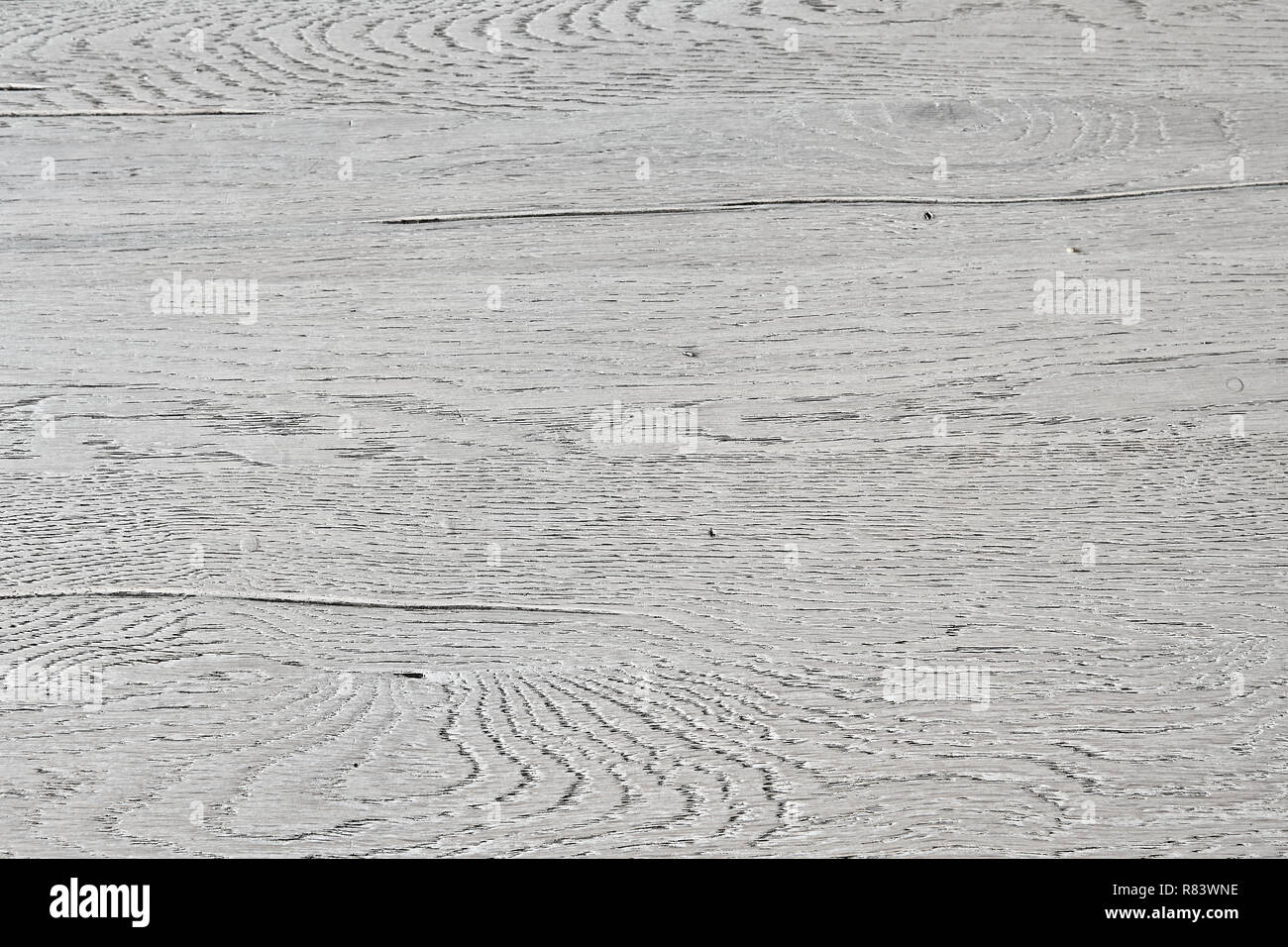 Big wooden table empty detail view. Ideal for background Stock Photo