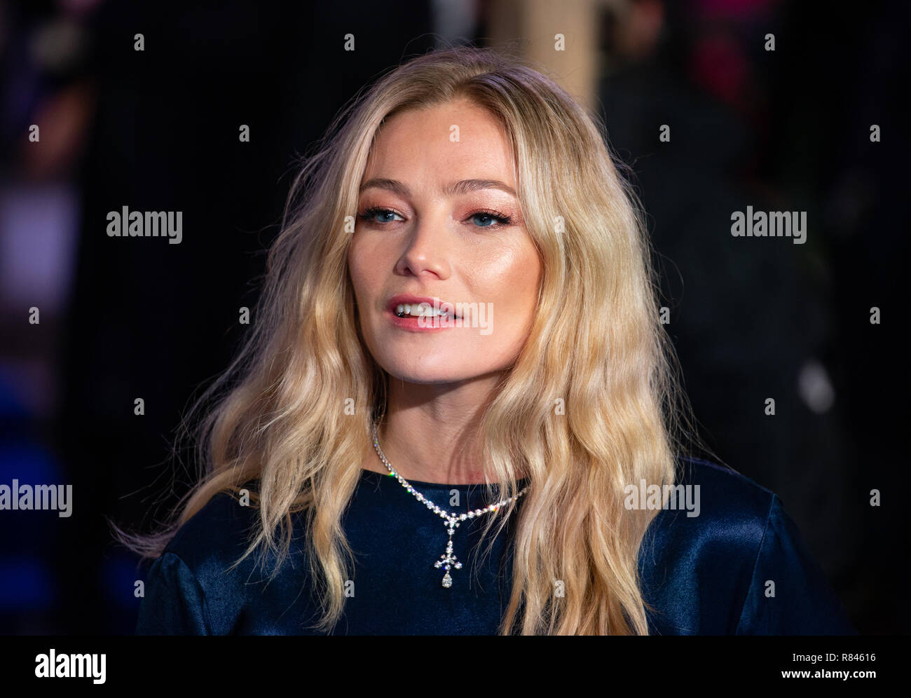 Clara Paget Actress Model And Aristocrat Arrives For The Premiere Of Mary Poppins Returns At The Royal Albert Hall Stock Photo Alamy