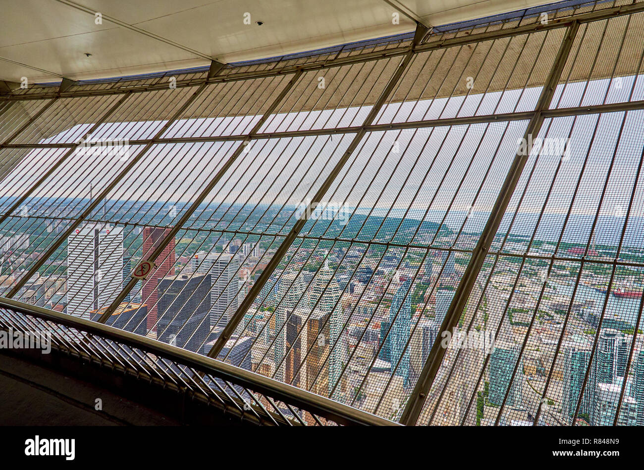 The glass floor of the cn tower in toronto hires stock photography and images Alamy