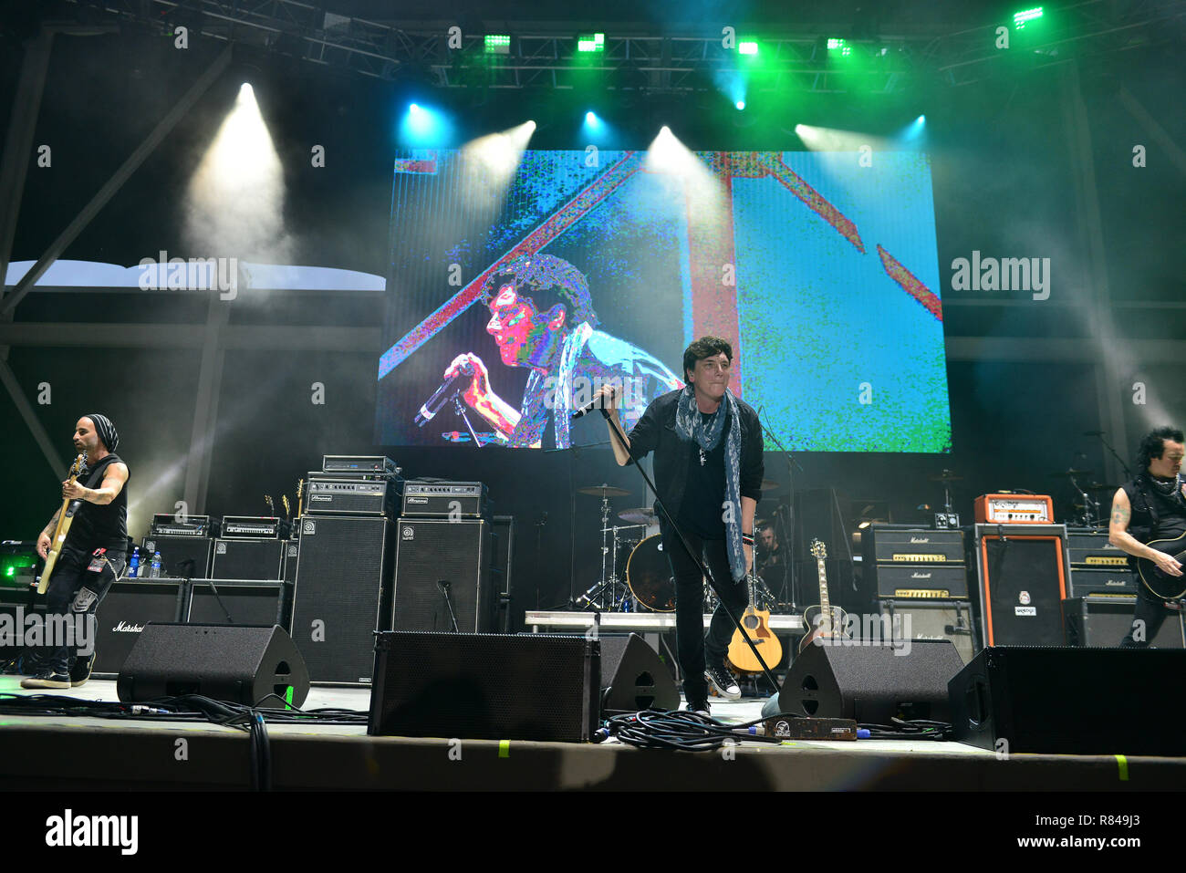 RockFest80s 2018 - Day 1 - Performances  Featuring: Steve Brown, Eric Martin of Mr. Big Feat. & PJ Farley of Trixter Where: Miramar, Florida, United States When: 10 Nov 2018 Credit: JLN Photography/WENN.com Stock Photo