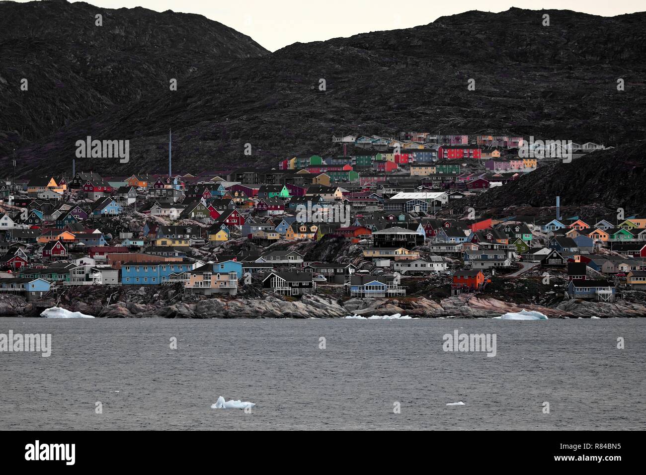 Grönland Disko Bucht: Ilulissat Stock Photo