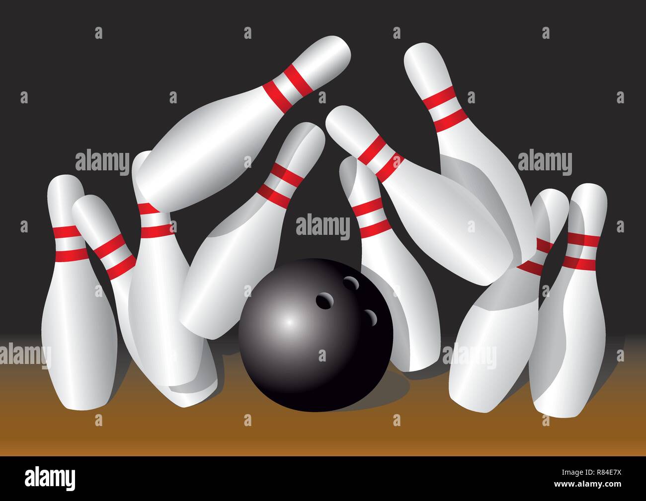 bowling Stock Vector