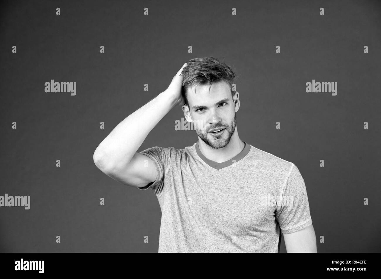 Soft Hair Black And White Stock Photos Images Alamy