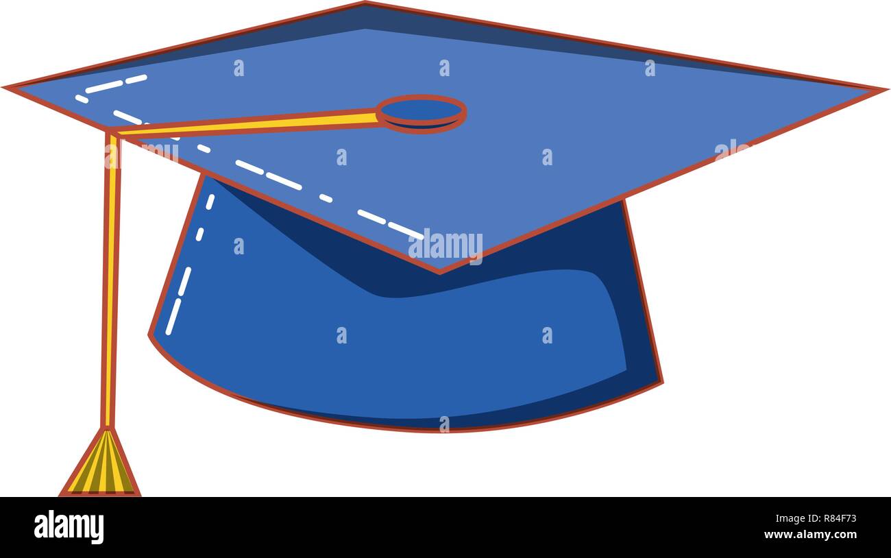 hat graduation isolated icon vector illustration design Stock Vector ...