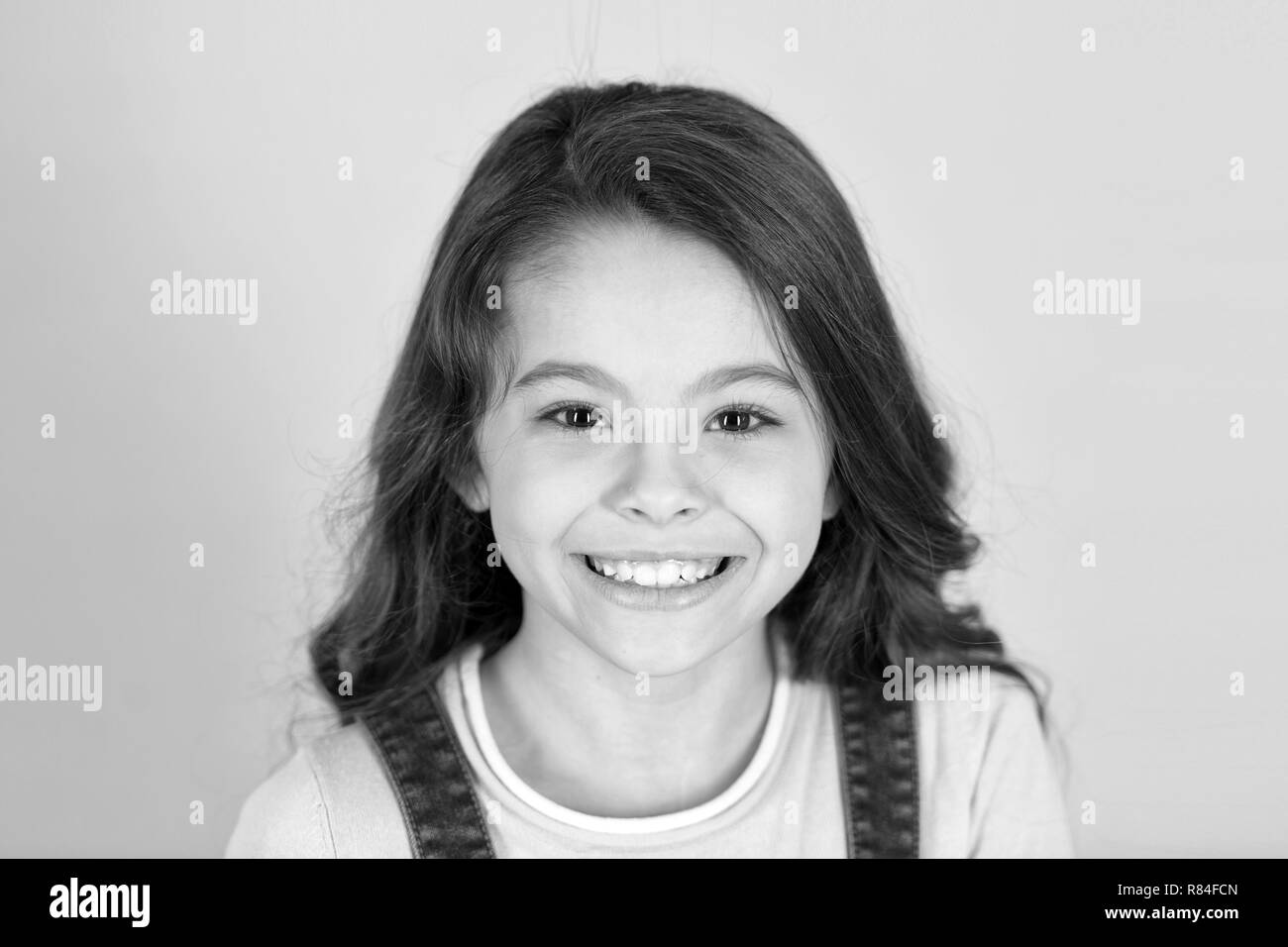 Beautiful Smile Child Happy Cheerful Enjoy Childhood Girl Curly