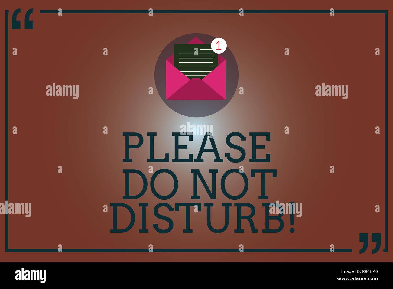 No Rest Sign Conceptual hand writing showing Please Do Not Disturb. Business photo ...