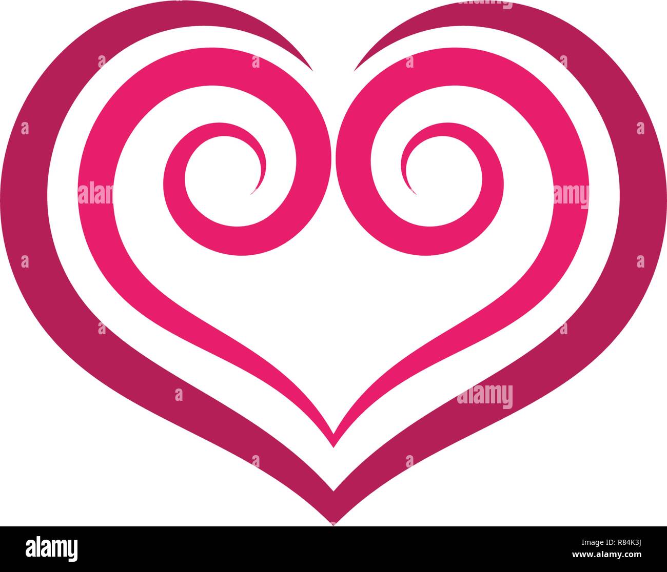 Beauty Love Vector icon illustration design Template Stock Vector Image