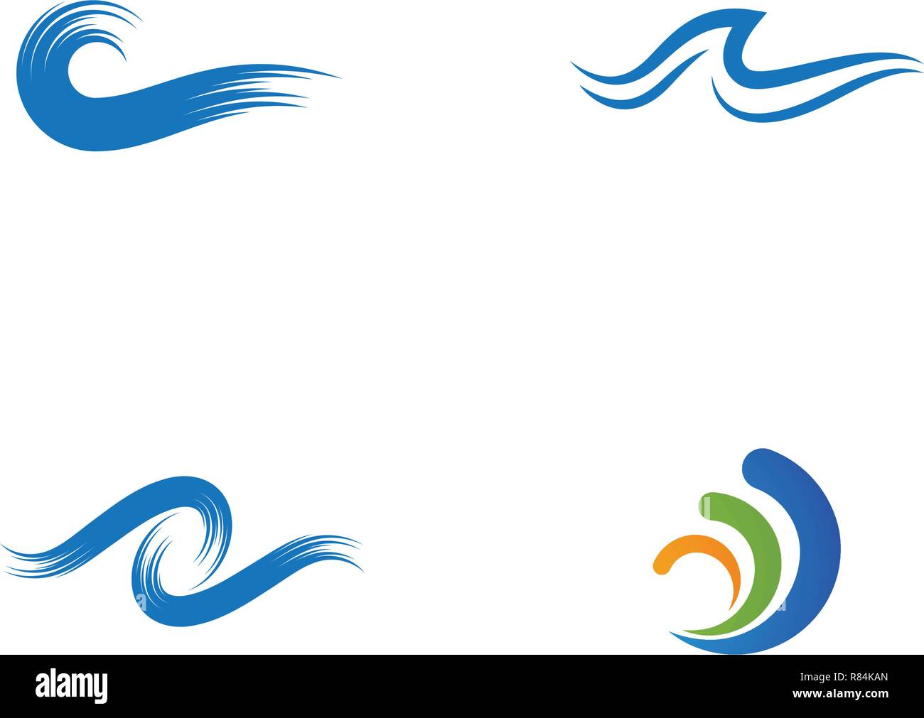 Water wave icon vector illustration design logo Stock Vector Image ...