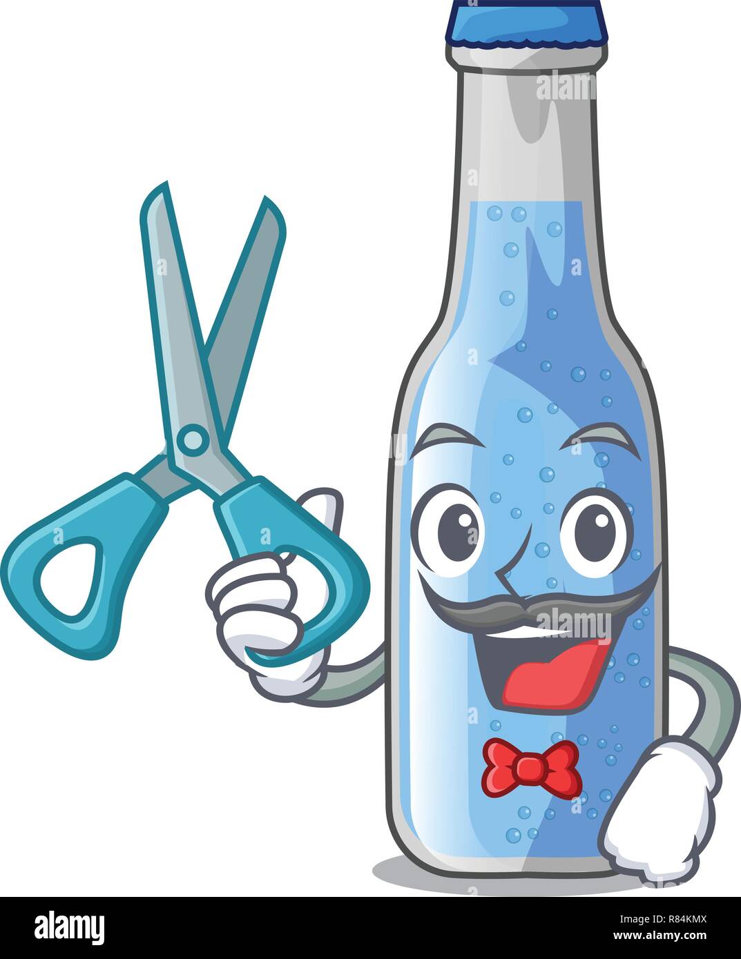 Barber soda water and ice cubes cartoon Stock Vector Image & Art Alamy