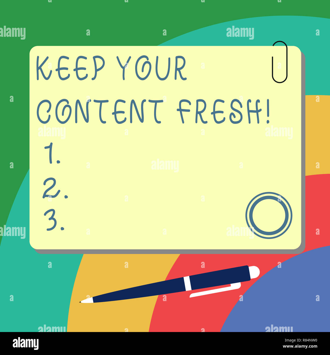 Handwriting text Keep Your Content Fresh. Concept meaning Have your  marketing promotion strategies updated Hu analysis Hands Holding Pointing  Touching Stock Photo - Alamy