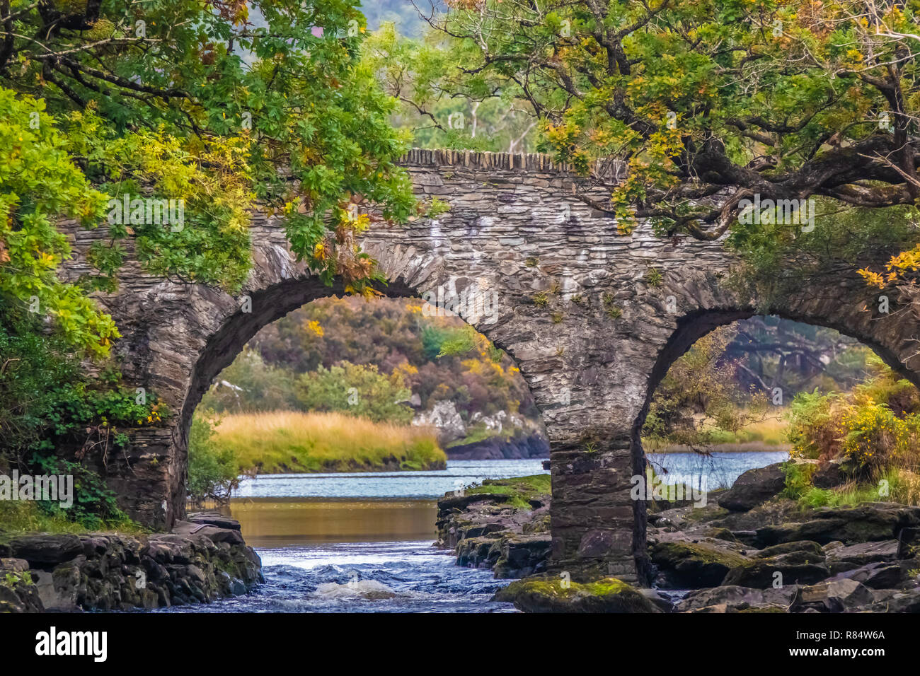 Old Weir Bridge Meeting Of The Waters Where The Three Killarney