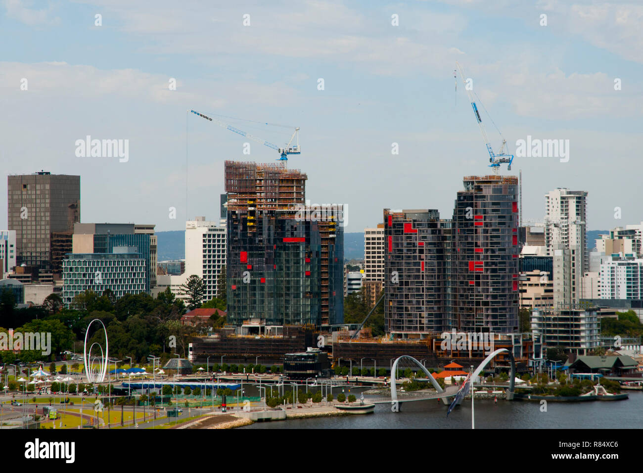 Picture of Luxury Apartments Construction - Perth - Australia Stock Photo - Alamy