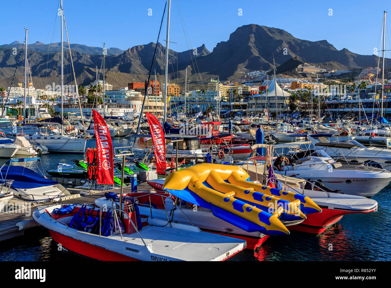 Puerto Colón ,Tenerife, canary island, a spanish island, spain,off the coast of north west