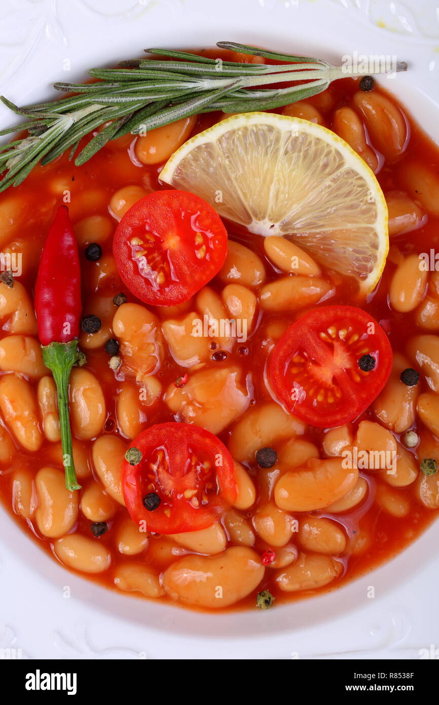 White Bean Soup Stock Photo - Alamy