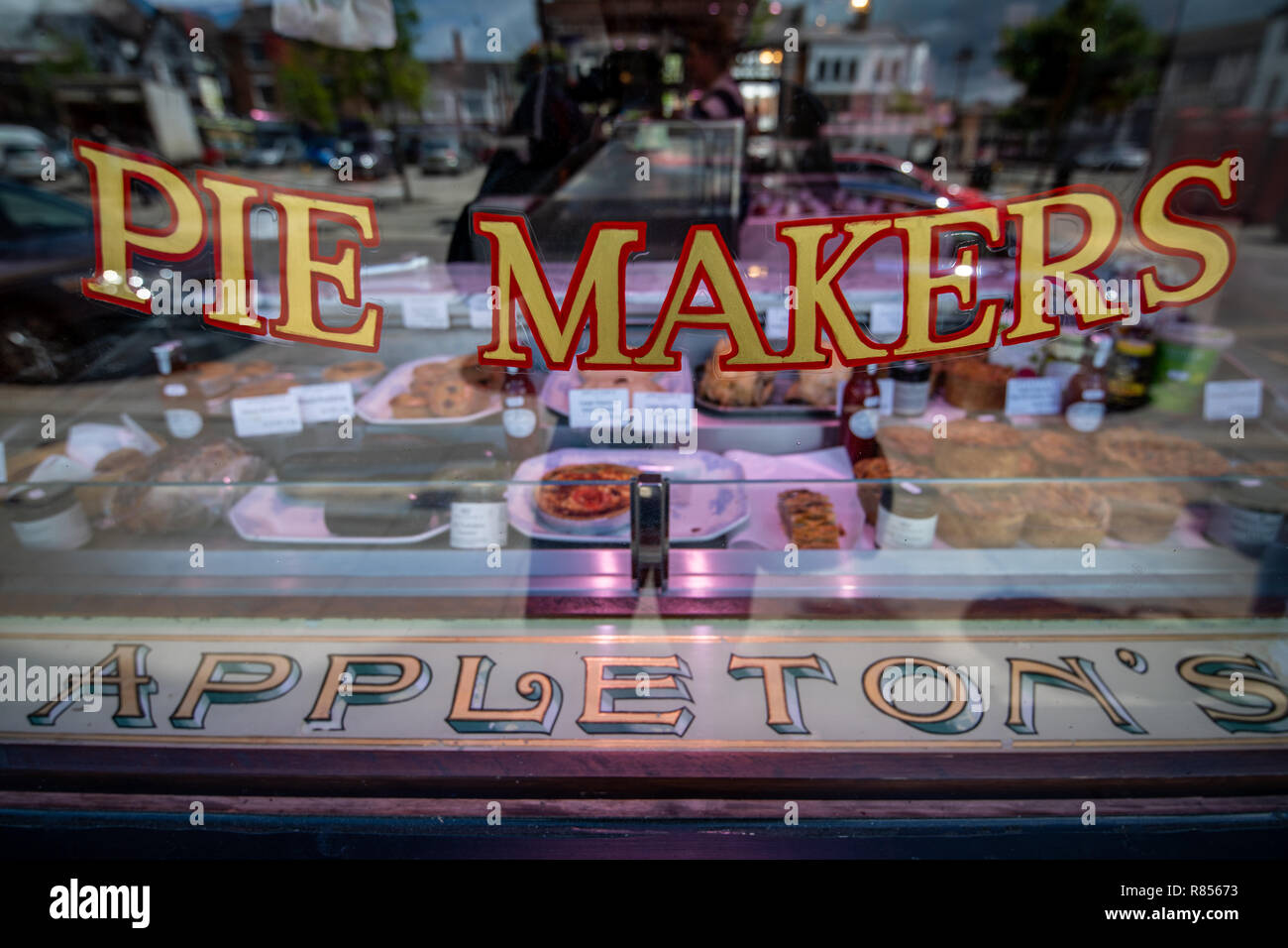 A pie makers shopfront, Ripon , Yorkshire, UK Stock Photo Alamy