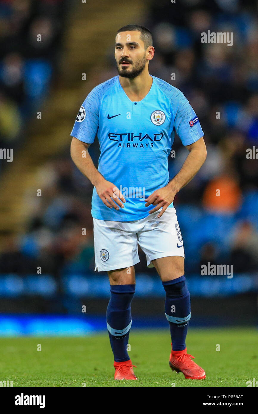 12th December 2018 Etihad Stadium Manchester England Uefa Champions League Manchester City V Tsg 1899 Hoffenheim Ilkay Gundogan 08 Of Manchester City Credit Mark Cosgrove News Images Stock Photo Alamy