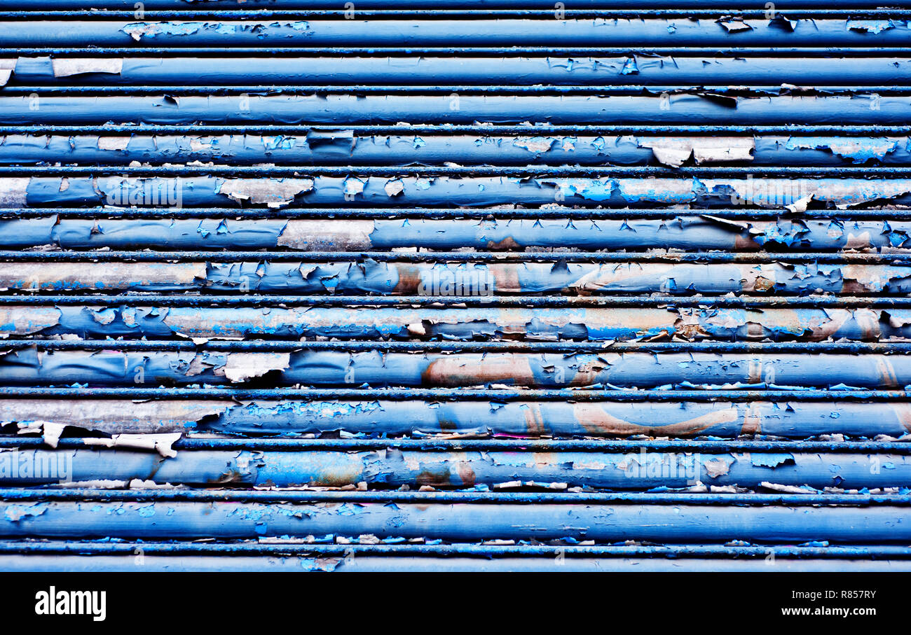Corrugated blue roll door hires stock photography and images Alamy