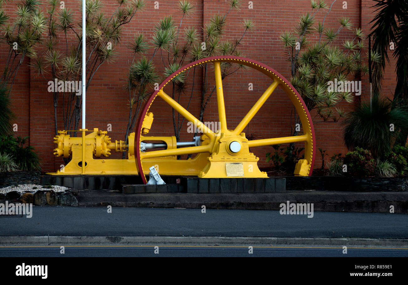 The Big Wheel outside the Castlemaine Perkins brewery, Brisbane, Queensland, Australia Stock Photo