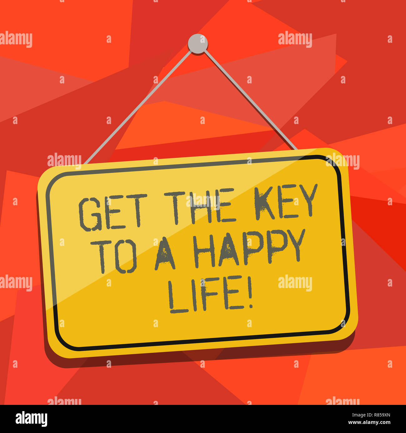 Word writing text Get The Key To A Happy Life. Business concept for ...