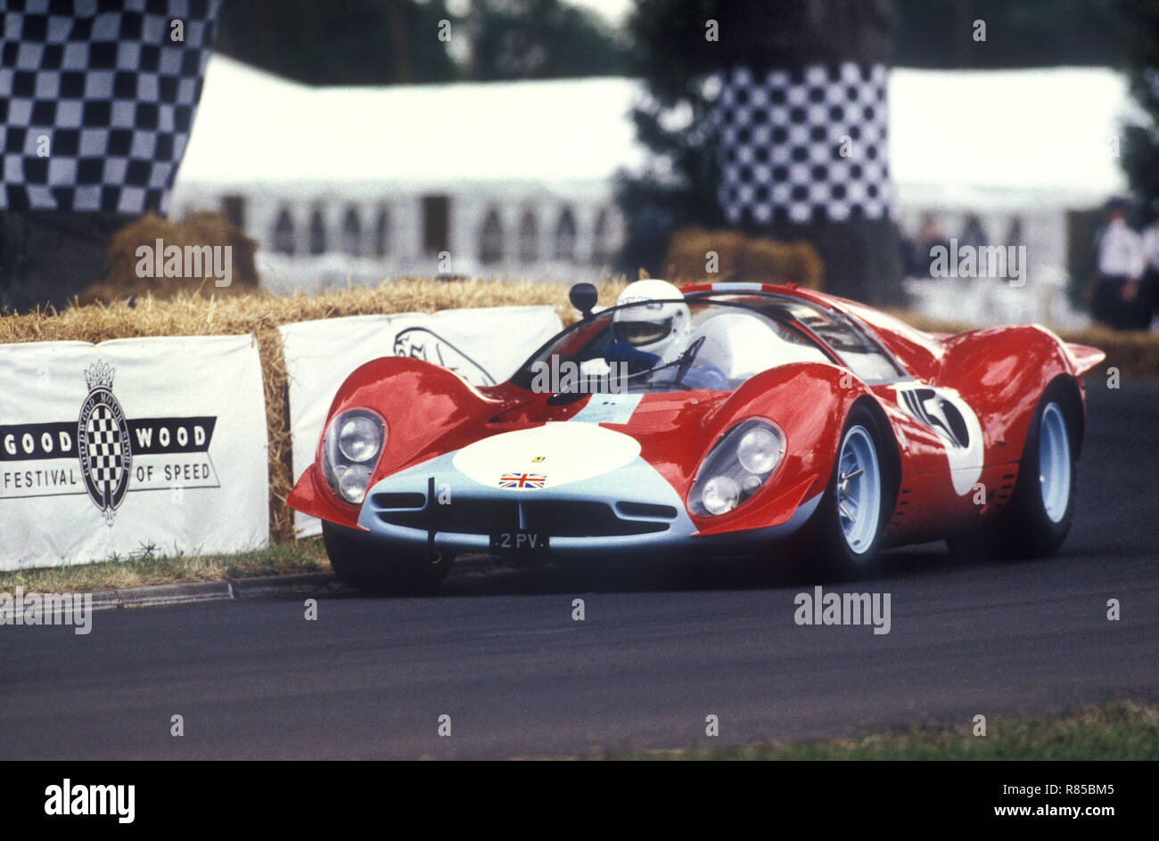 1960's Ferrari Prototype sports car at the Goodwood Festival of Speed 1996 Stock Photo