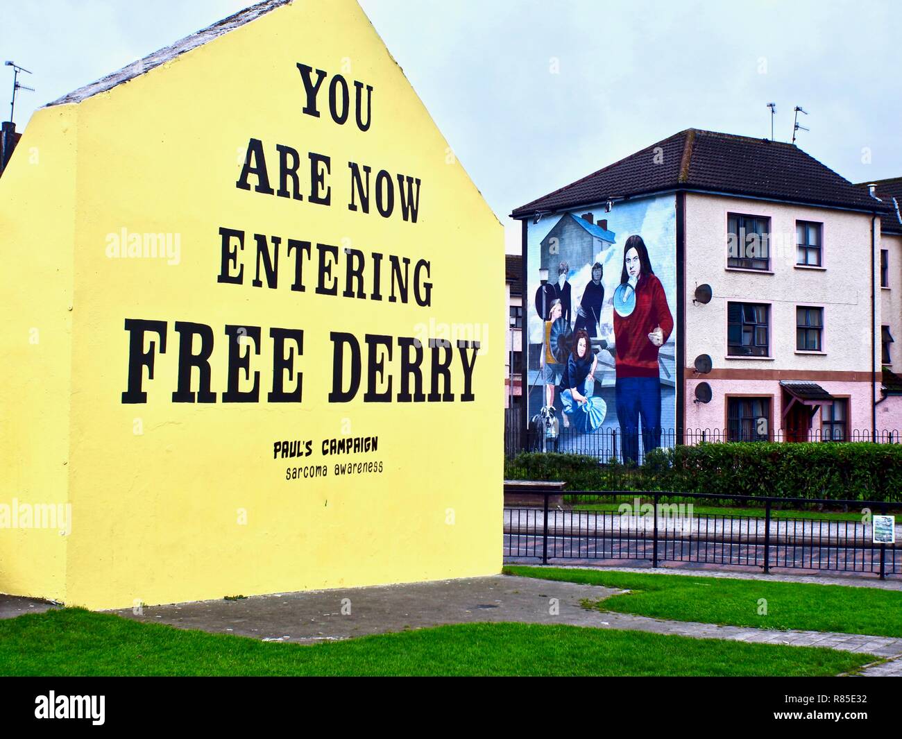 You are now entering free derry Stock Photo Alamy You are now entering free derry Stock Photo Alamy