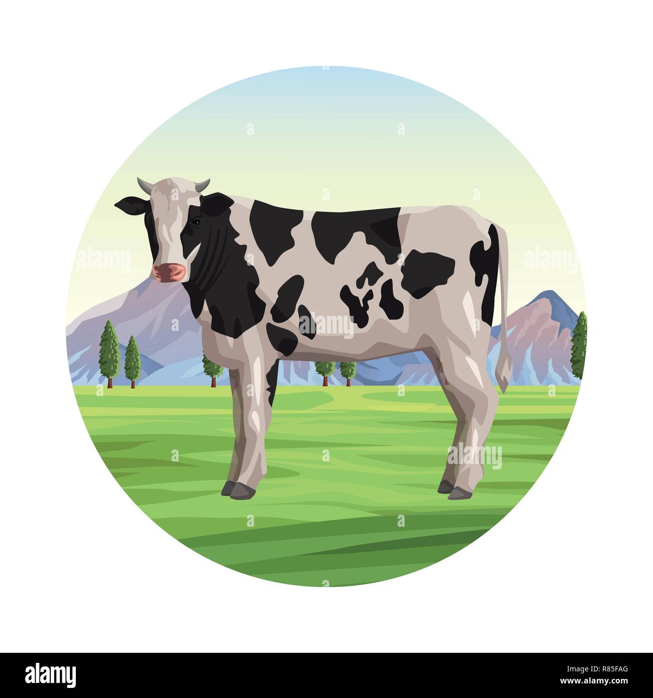 Cow Farm Animal Stock Vector Image Art Alamy cow-farm-animal-stock-vector-image-art-alamy