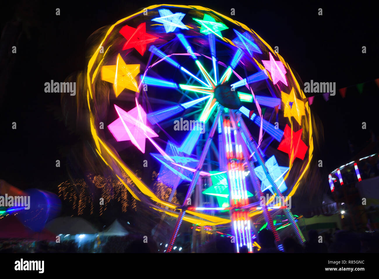 A Ferris wheel is an amusement ride consisting of a rotating upright ...