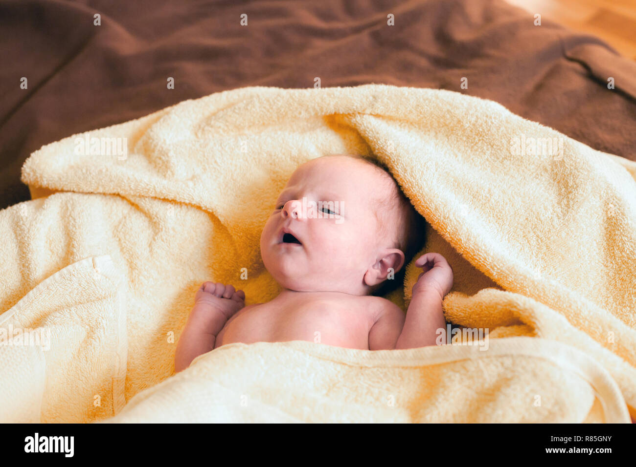 newborn baby wrapping towel