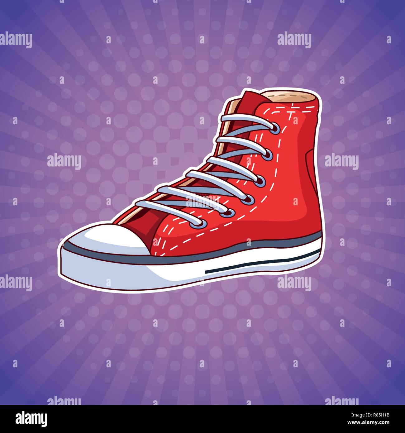 Fashion shoe pop art cartoon Stock Vector Image & Art - Alamy