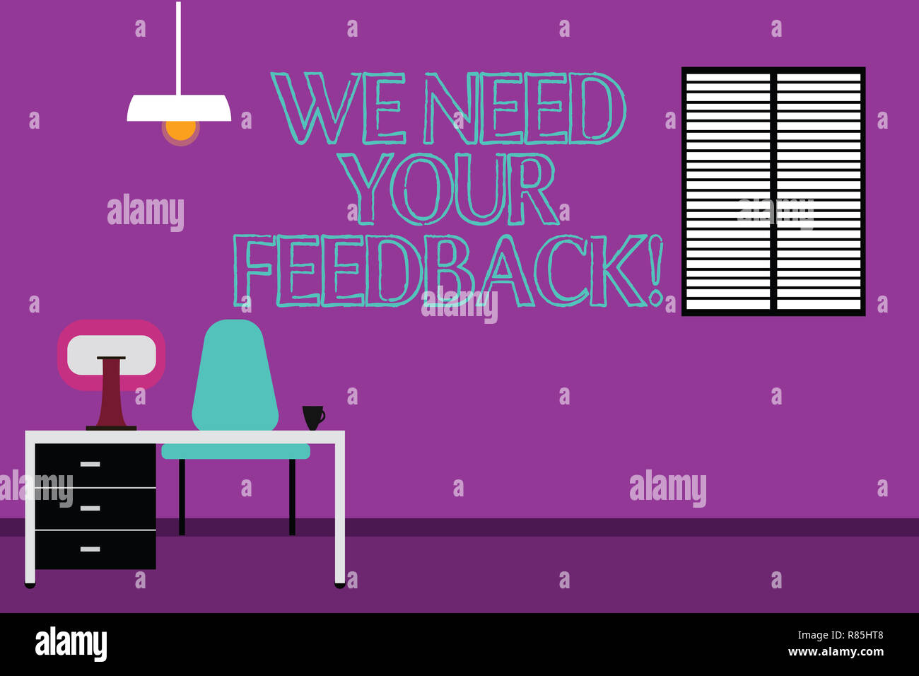 Handwriting Text Writing We Need Your Feedback Concept