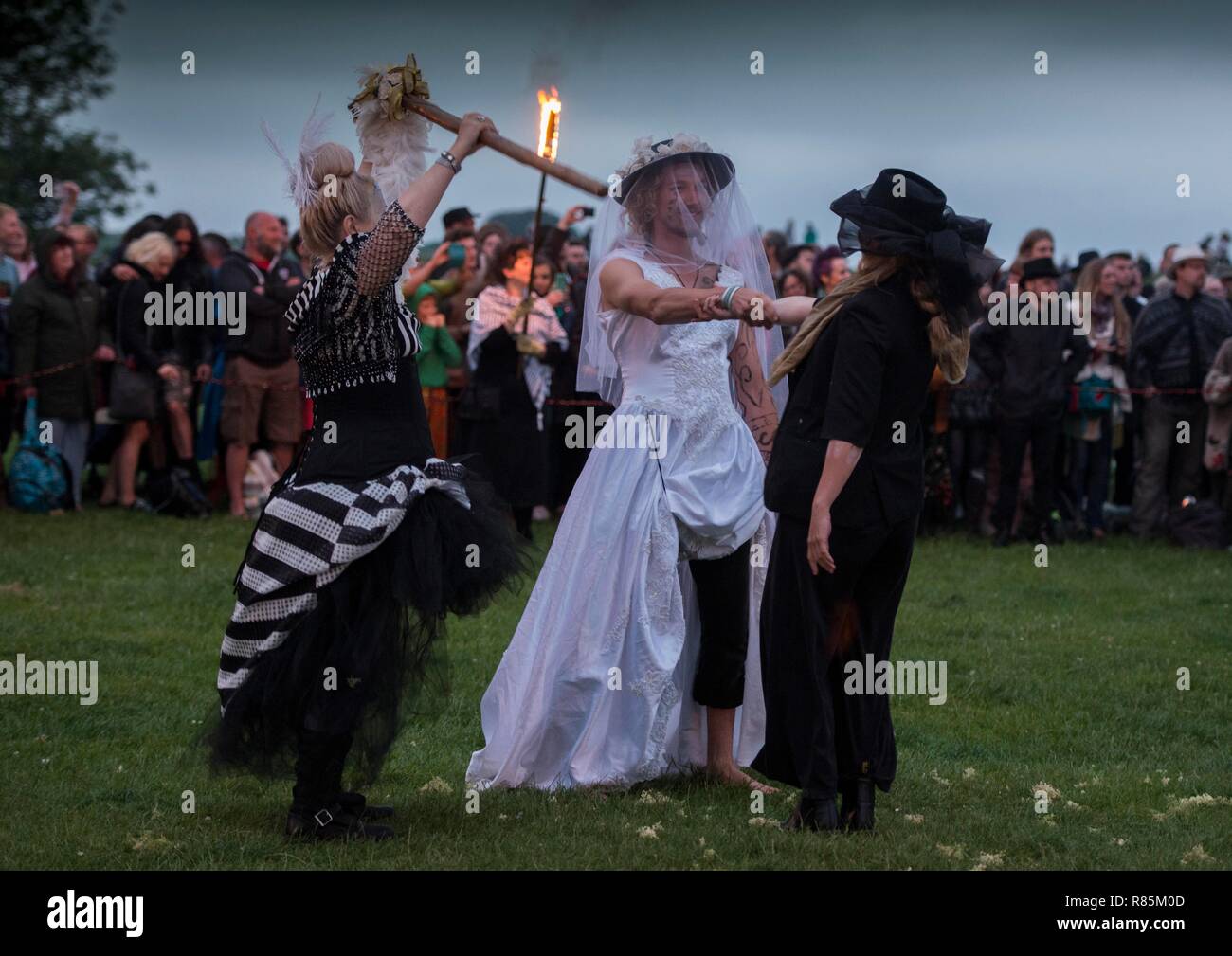 Summer Solstice at Avebury 2018 Stock Photo Alamy