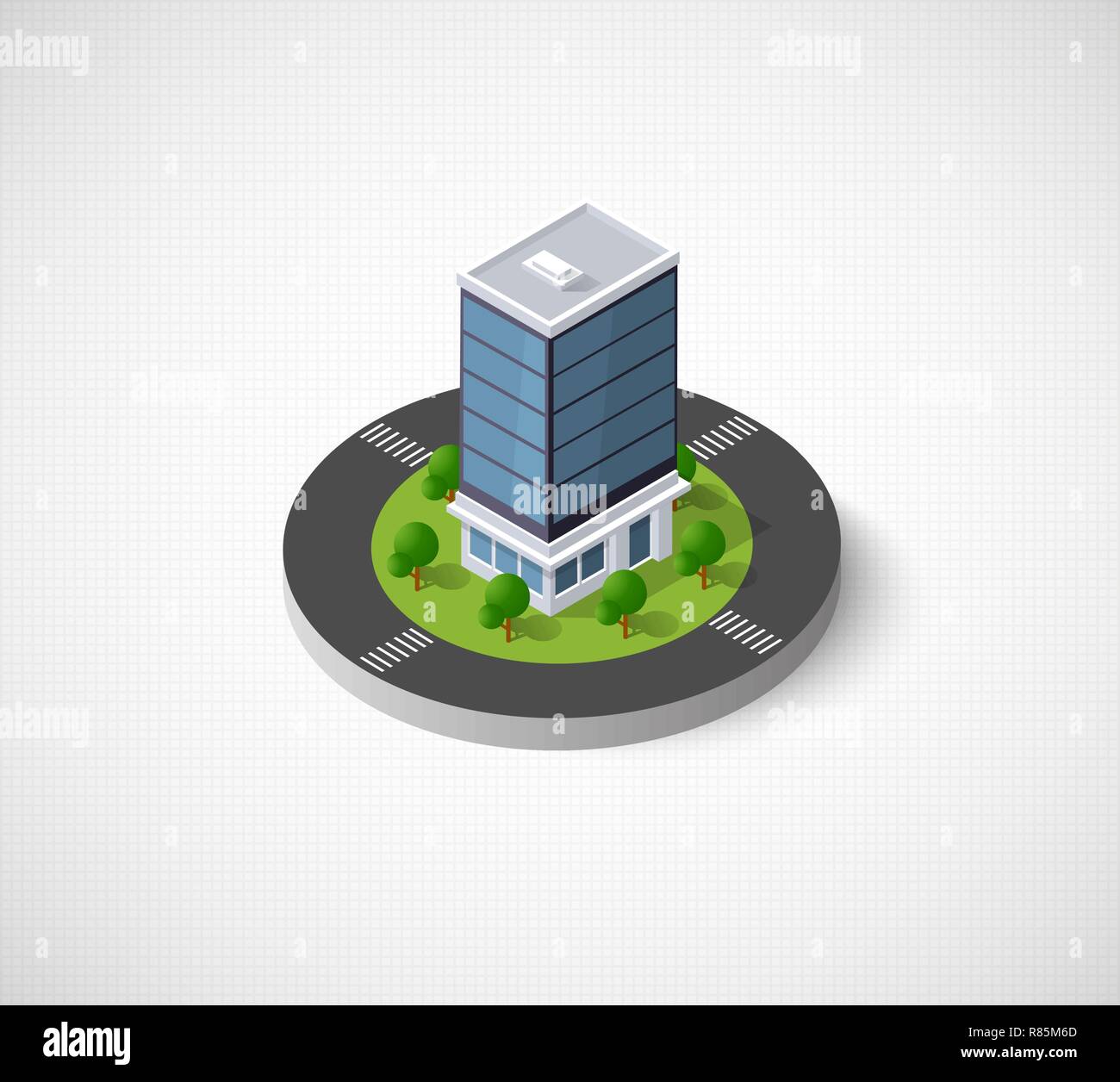 Isometric 3D city Stock Vector Image & Art - Alamy