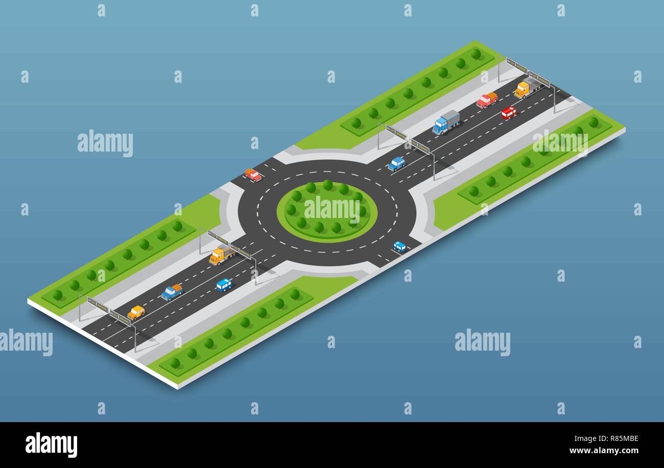 Isometric 3d City Stock Vector Image Art Alamy