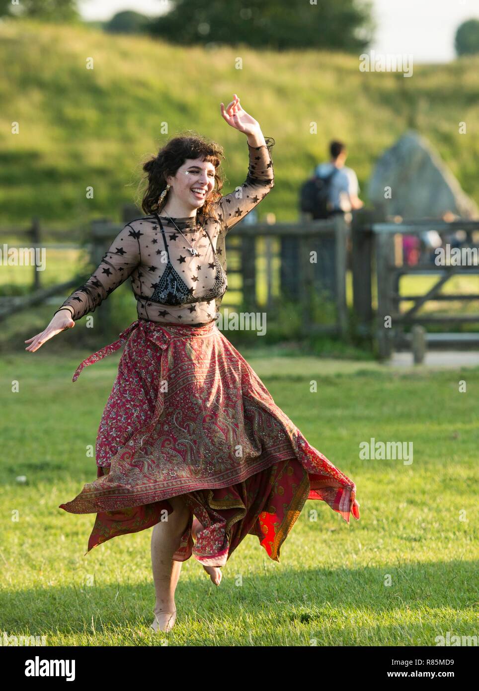 Summer Solstice at Avebury 2018 Stock Photo Alamy