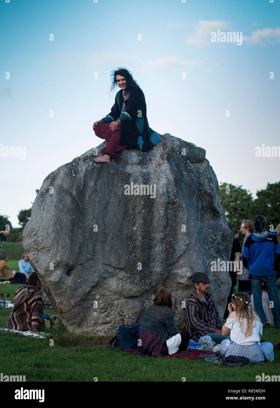 Summer Solstice at Avebury 2018 Stock Photo Alamy