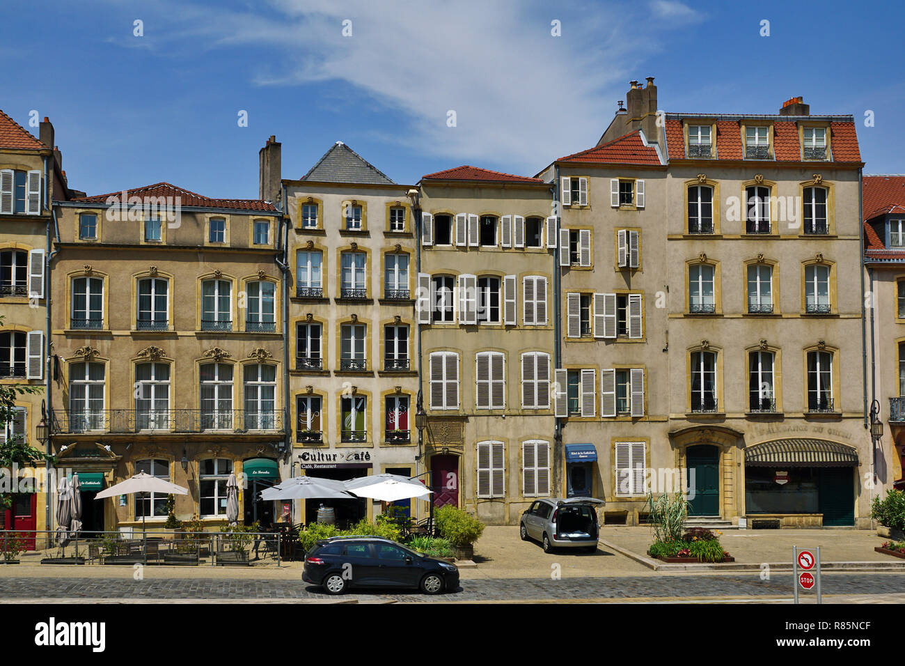 historic houses Metz, France Stock Photo Alamy
