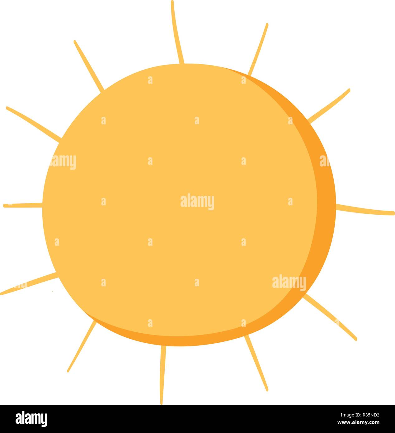 cute sun drawn icon Stock Vector Image & Art - Alamy