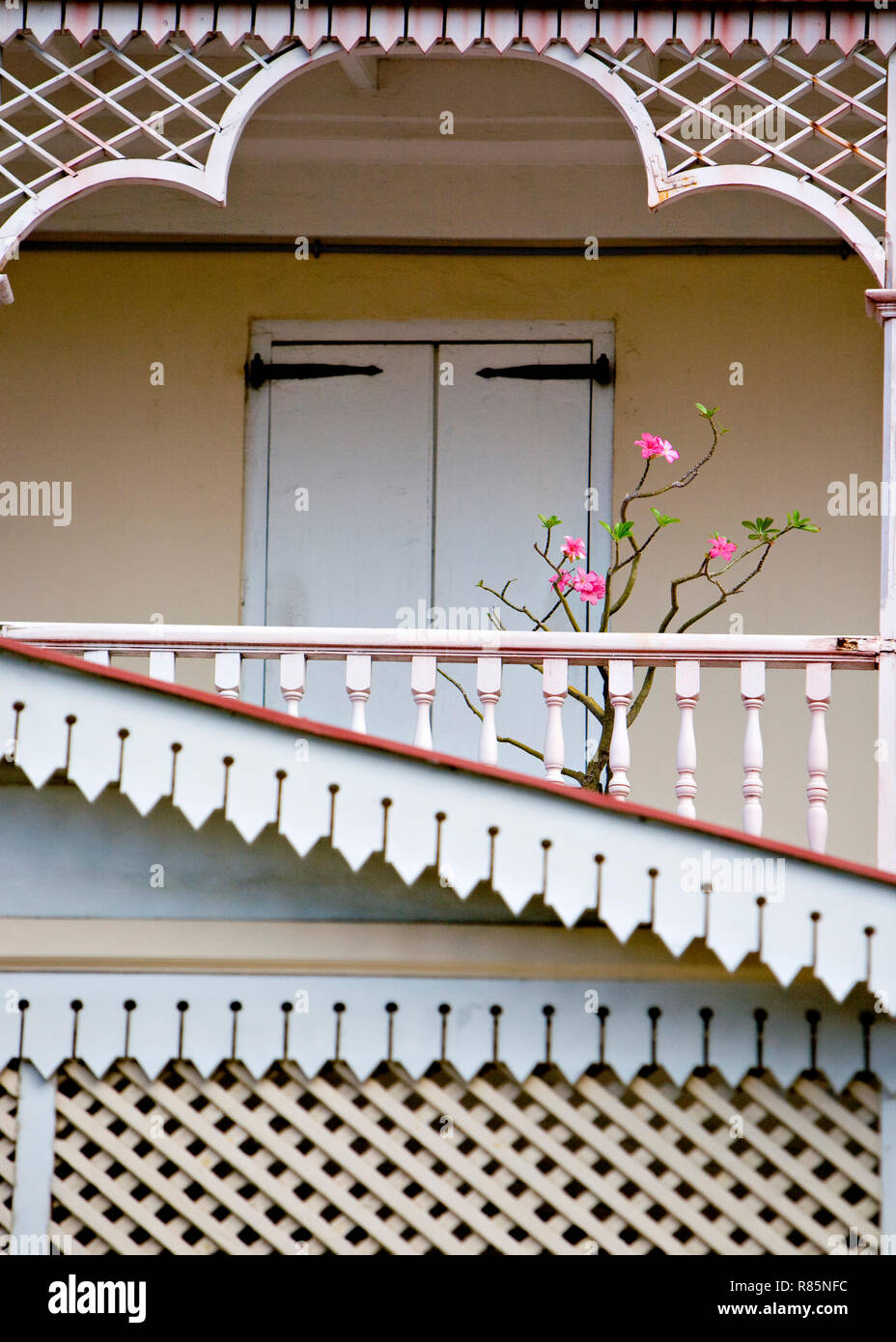 Flower design in railing hi-res stock photography and images - Alamy
