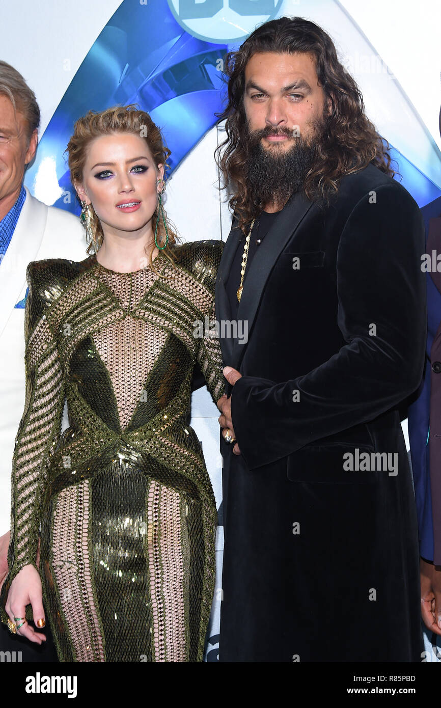 Amber heard and jason momoa hi res stock photography and images Alamy