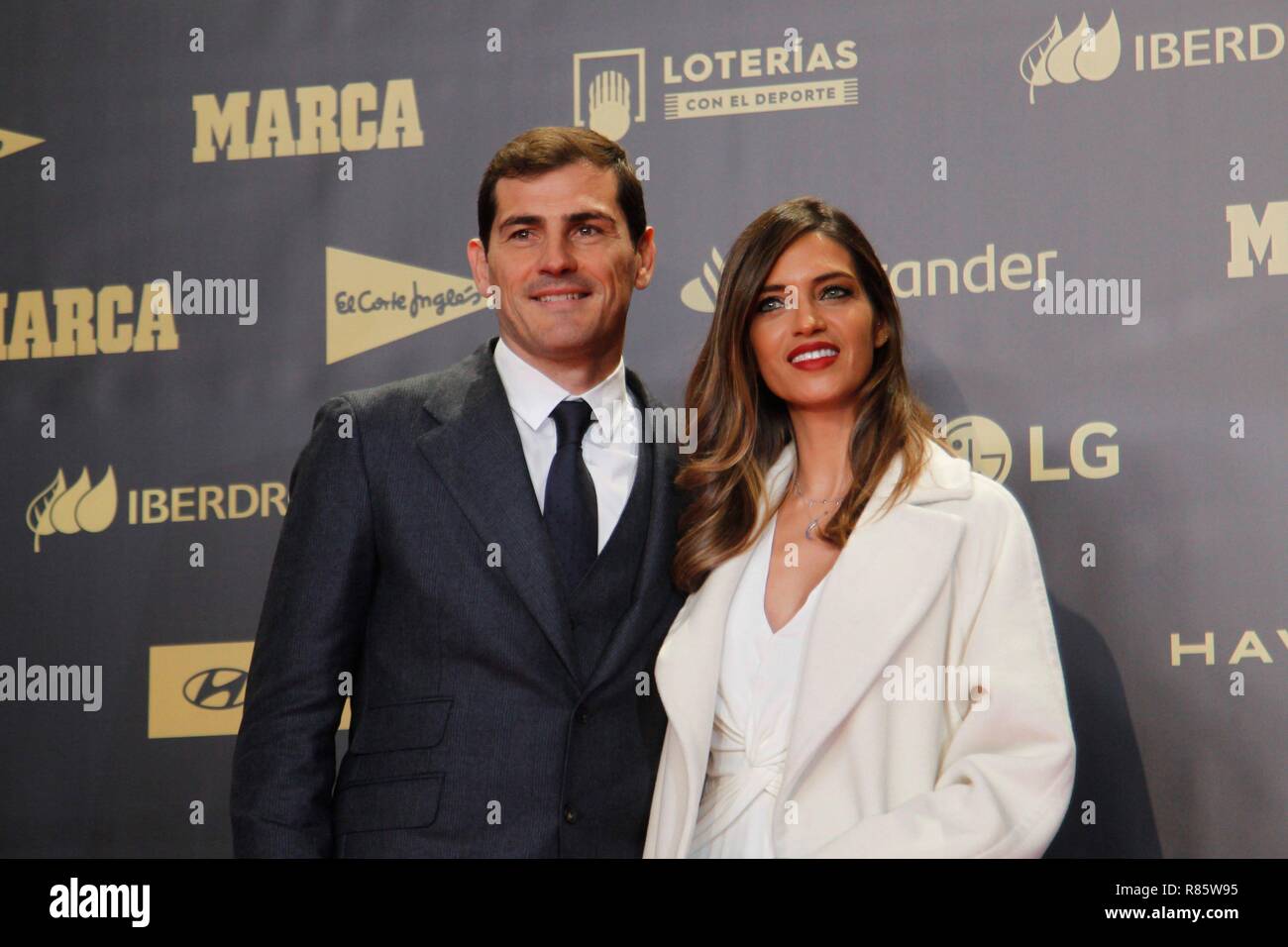 Entrega de los premios Marca en Madrid 13-12-18 Madrid, Spain Iker  Casillas, Sara Carbonero Marca Awards in Madrid Cordon Press Stock Photo -  Alamy