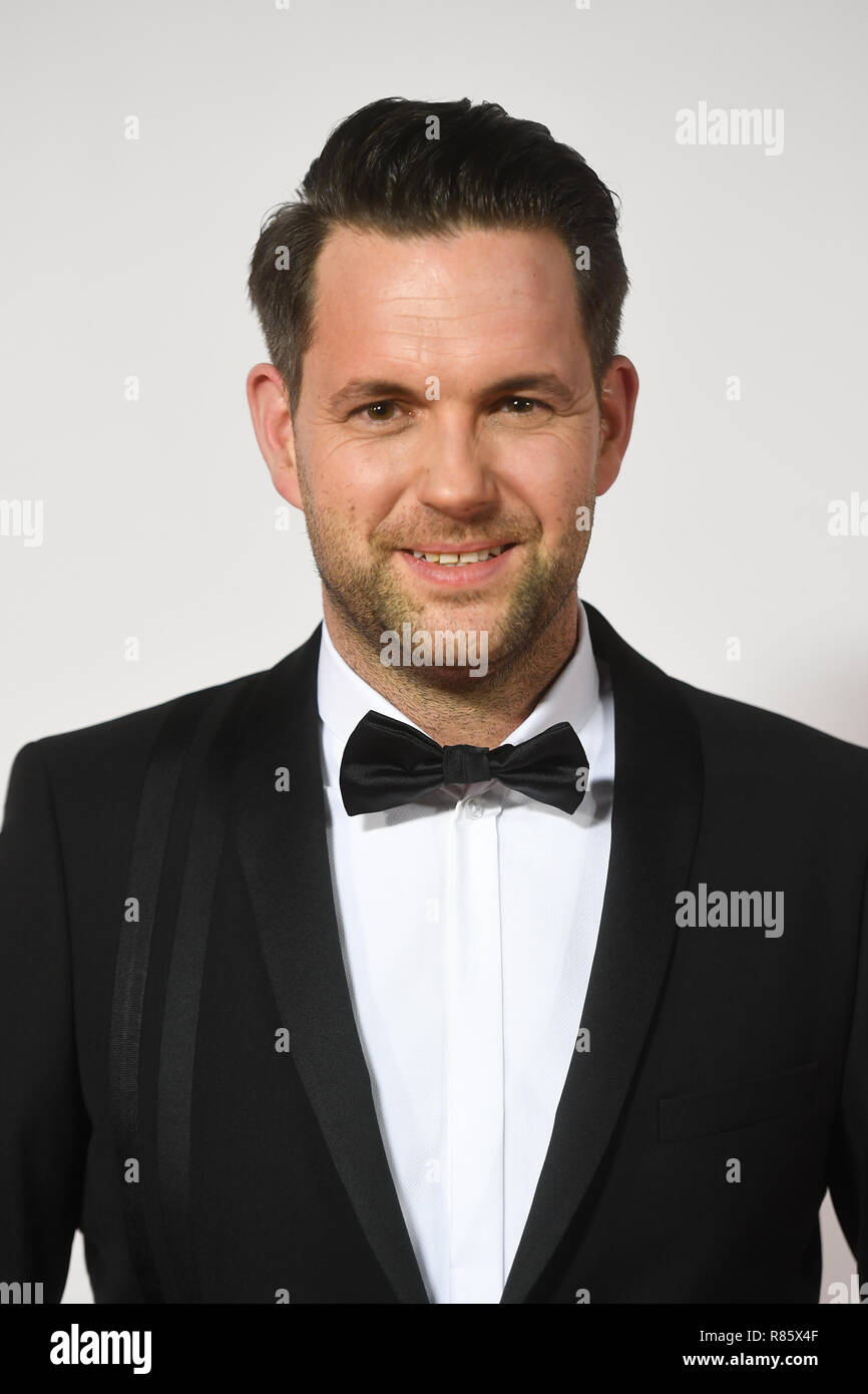 12 December 2018, Bavaria, München: Matthias Killing, presenter, at the 24th José Carreras Gala. The music show will be broadcast live on SAT.1 Gold. Photo: Tobias Hase/dpa Stock Photo