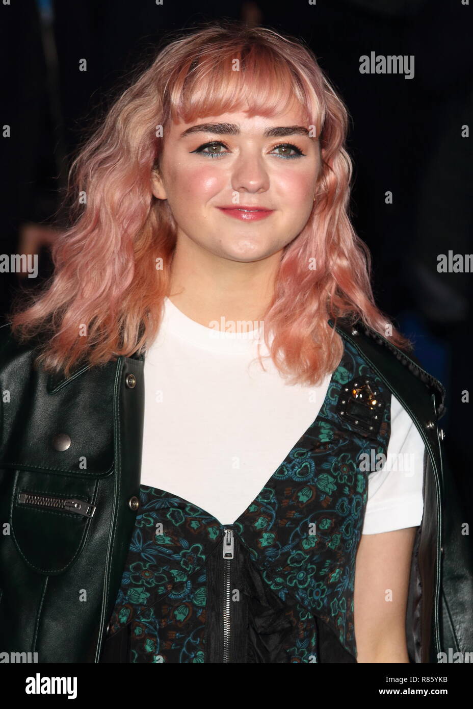 Maisie Williams seen during the Mary Poppins Returns, UK Premiere at