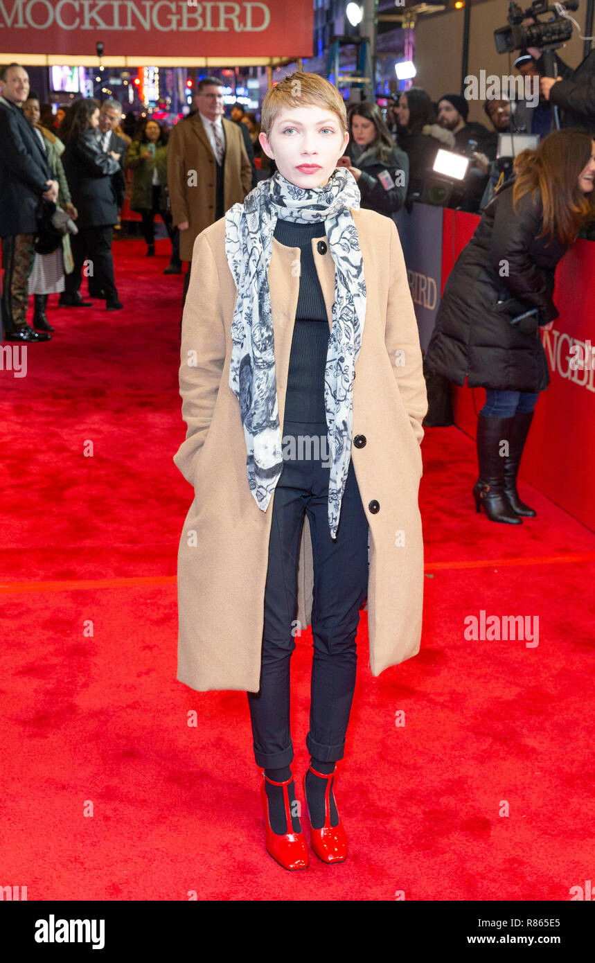 New York, NY - December 13, 2018: Tavi Gevinson attends 'To Kill A Mockingbird' Broadway Opening Night at Shubert Theatre Credit: lev radin/Alamy Live News Stock Photo